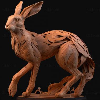 3D model Lepus starcki (STL)